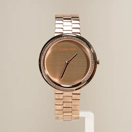 Calvin Klein Twisted Bezel Quartz Analogue Women’s Watch