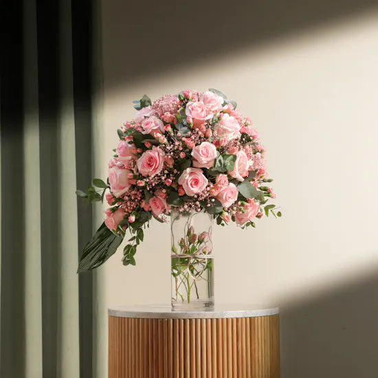 Elegant Pink Vase