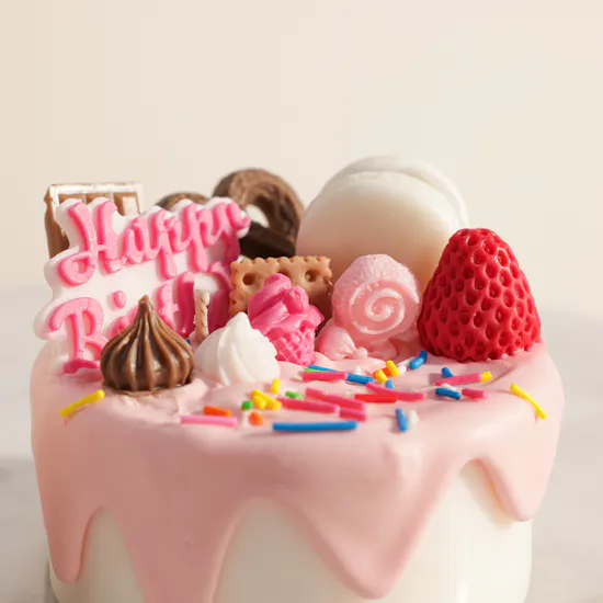 Done By SHK Happy Birthday Cake Candle