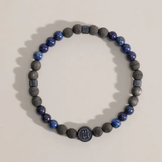 Tommy Hilfiger Carbon Beaded Men's Wristband