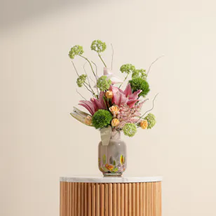 Artistic Charm Flower Vase