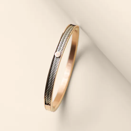 Charriol Forever Rose Gold Women's Bangle