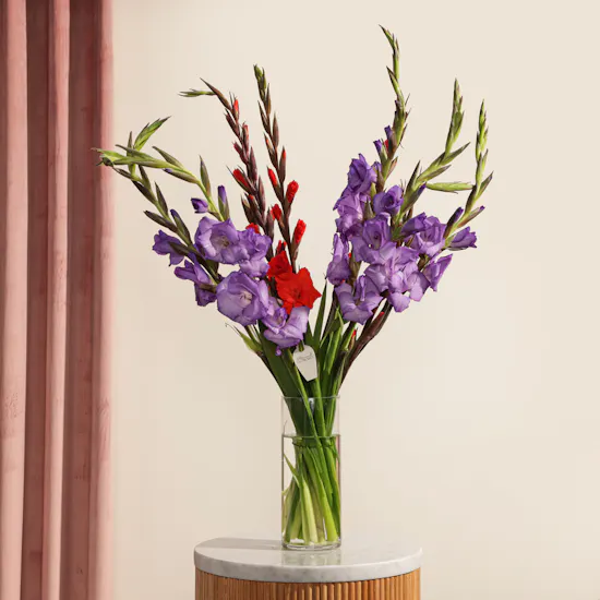 Royal Scarlet Flower Vase