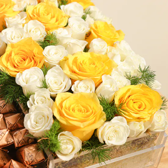 Levo Luxury Chocolate Tray | Royal Flowers
