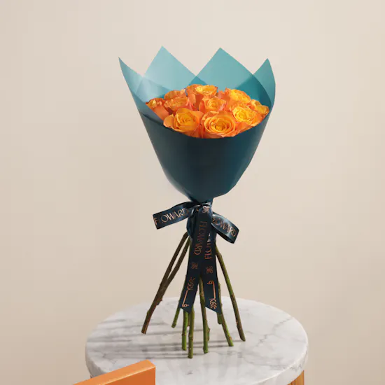 Venchi Murrine Cremino Chocolates Orange Gift Box | Prestige Touch Flower Bouquet