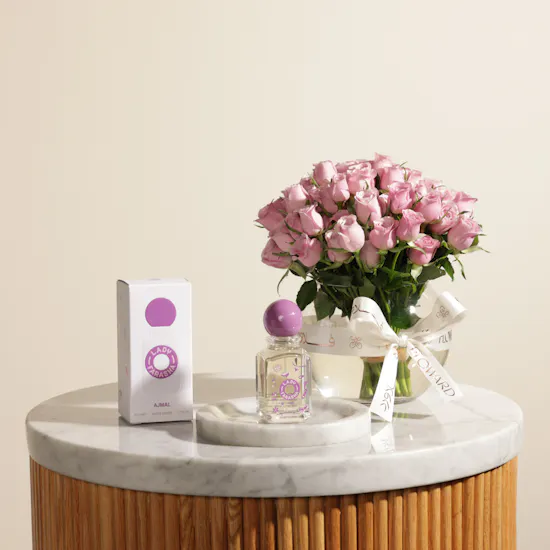 Ajmal EDT For Young Girls | Sunny Bliss Flower Vase