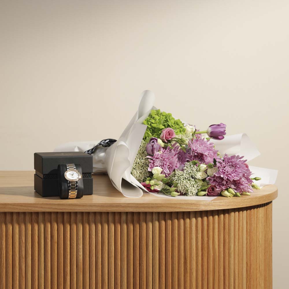 ساعة   للنساء من أفاليري بريستيج | باقة مشرقة