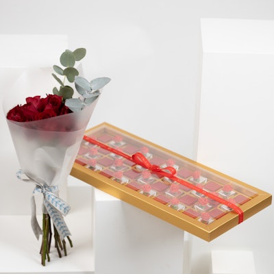 Ghazl Valentine Chocolates Box | Floral Passion