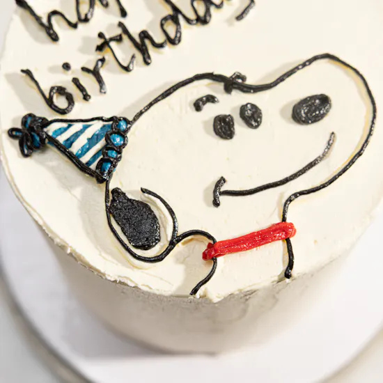 Nino's Bakery Happy Birthday Snoopy Bento Cake