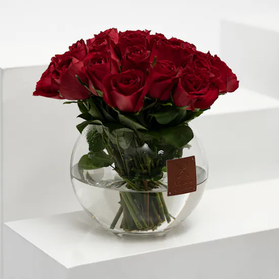 Love You Red Roses | Vase
