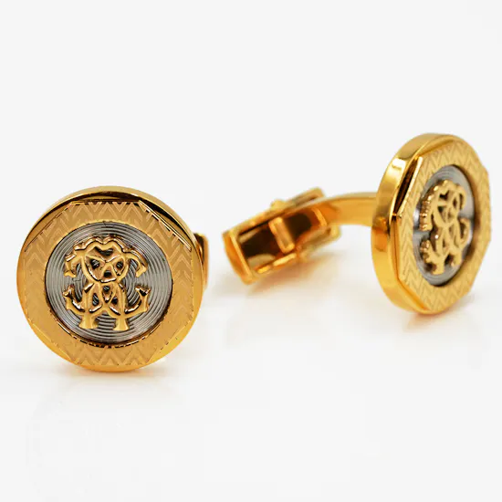 Roberto Cavalli Cufflinks | Silver and Gold