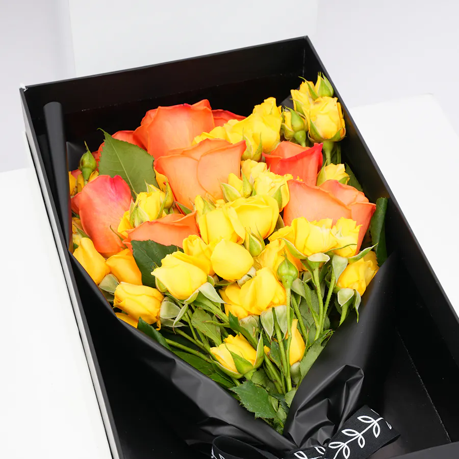 Anoosh Wafer Chocolate Box | Bright Bouquet 3