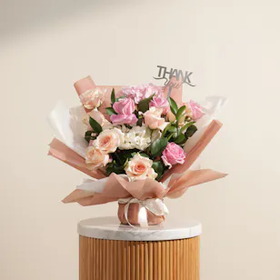 Grateful Sweet Gesture Flowers Bouquet