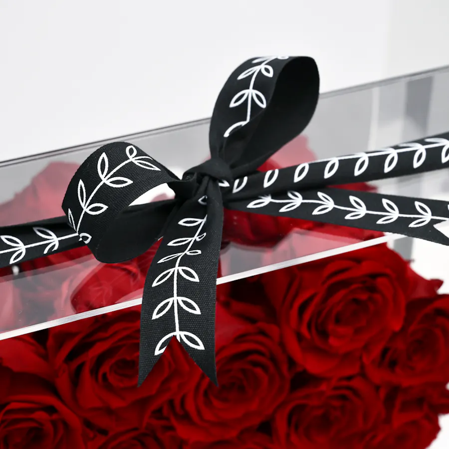 Preserved Red Roses | Acrylic Box 4