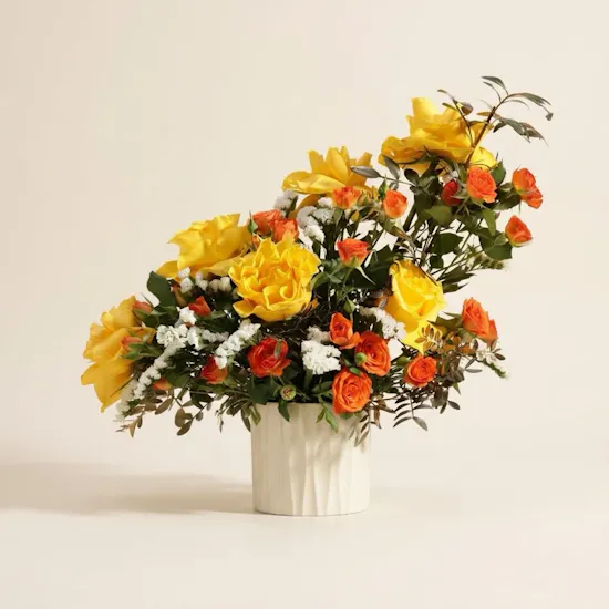 Sunlit Dream Flower Vase