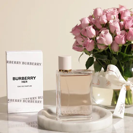 Burberry Her EDP for Women | Majestic Scarlet Flowers