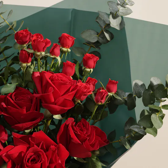 Velvet Red Rose Bouquet