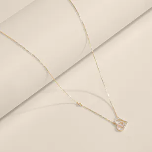 Damas Love By Damas Yellow Gold Diamond Necklace Damas Love By Damas Yellow Gold Diamond Necklace