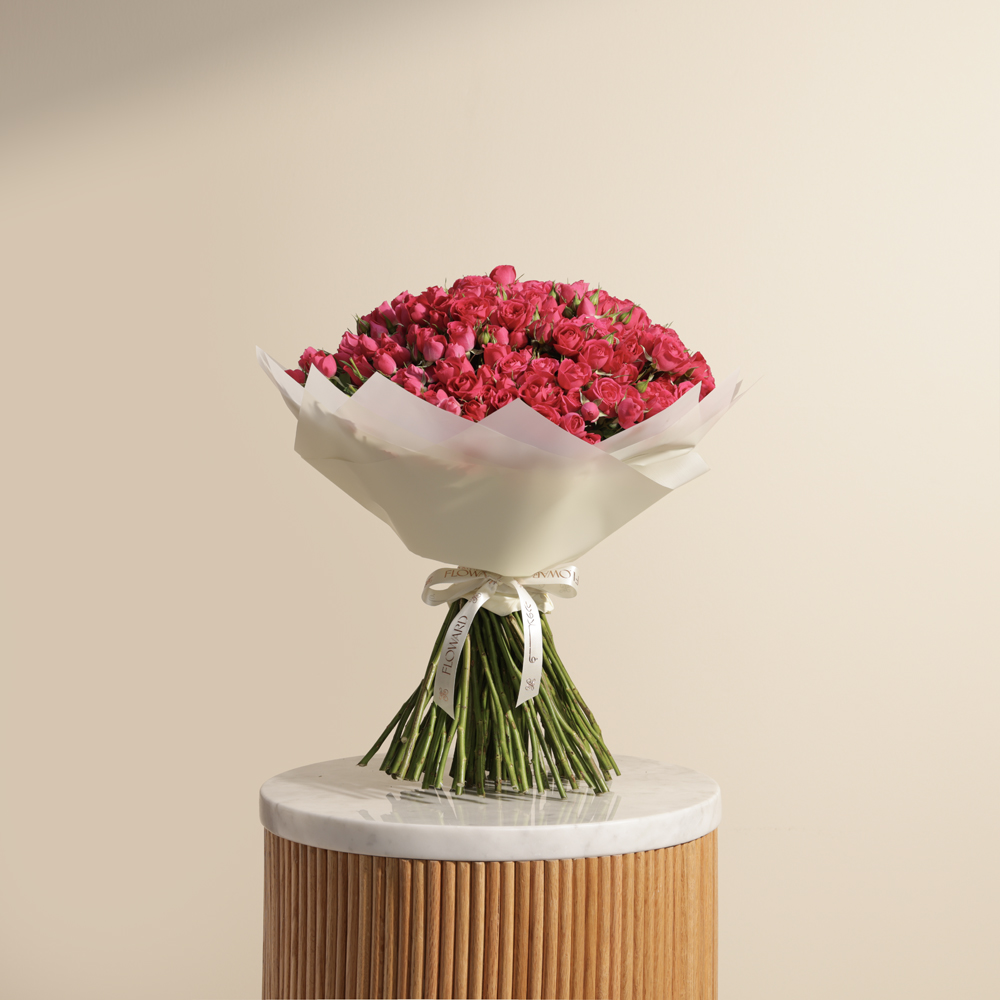 Stunning Fuchsia | 100 Baby Rose Bouquet