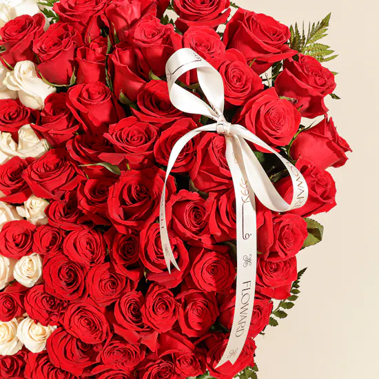 Heart of Love Rose Vase