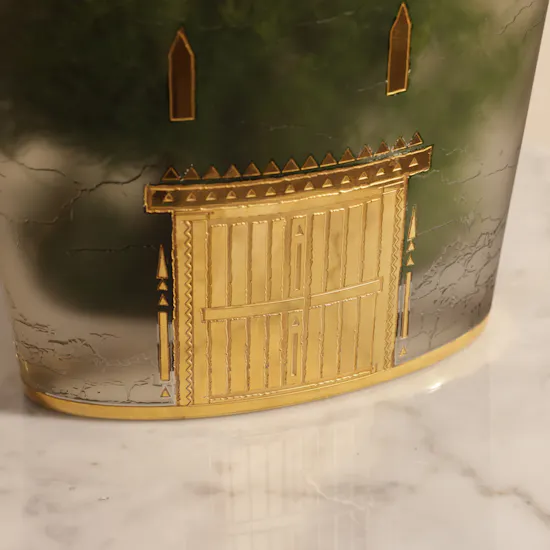 Artfeena Salwa Palace Gold Plated Flowers Vase