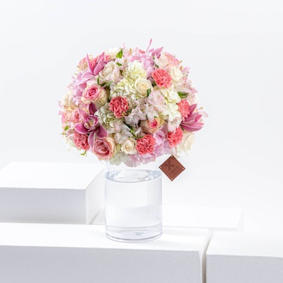 Pink Flowers | Elegant Vase