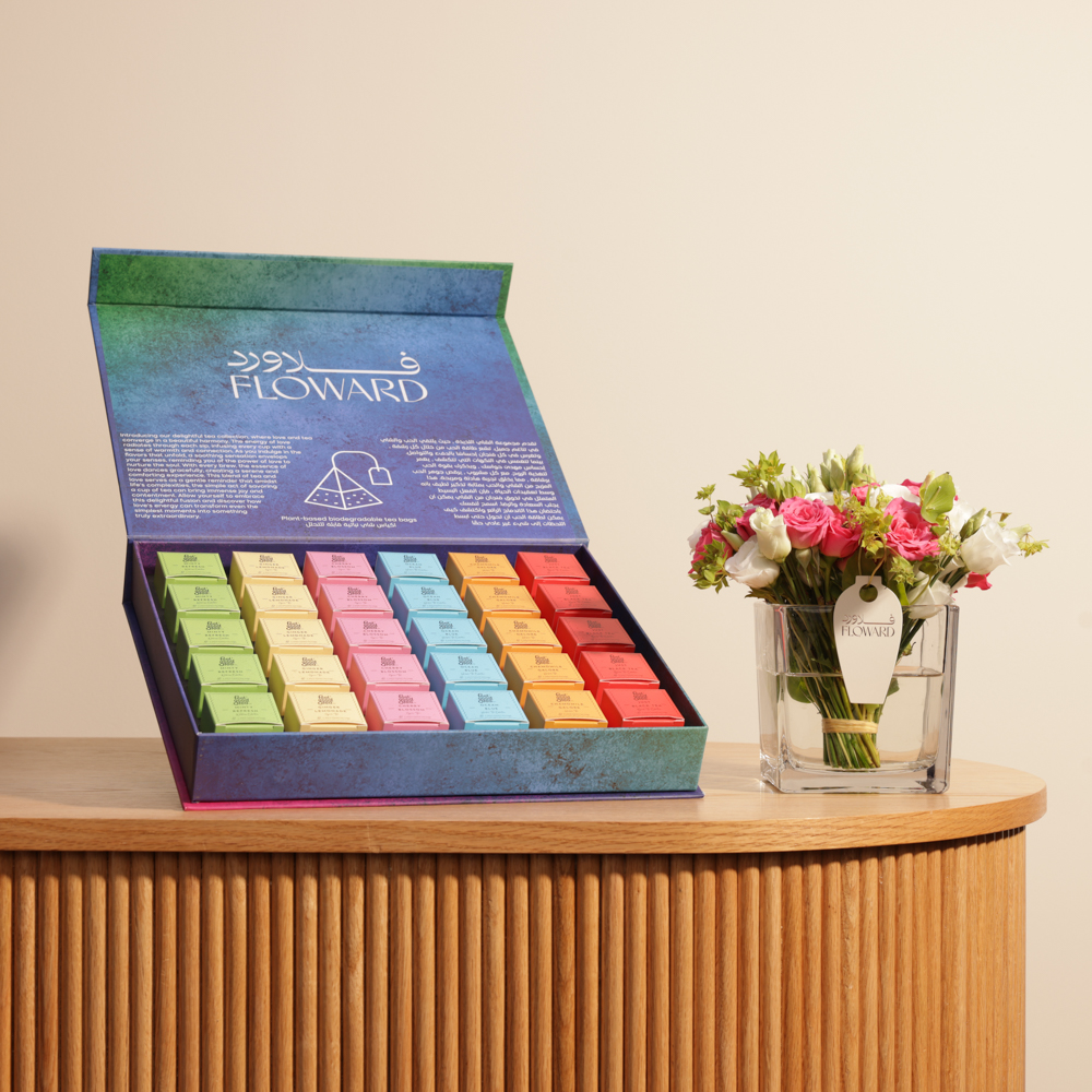 صندوق شاي إنيجما من فيل جود تي | الزهور الرقيقة