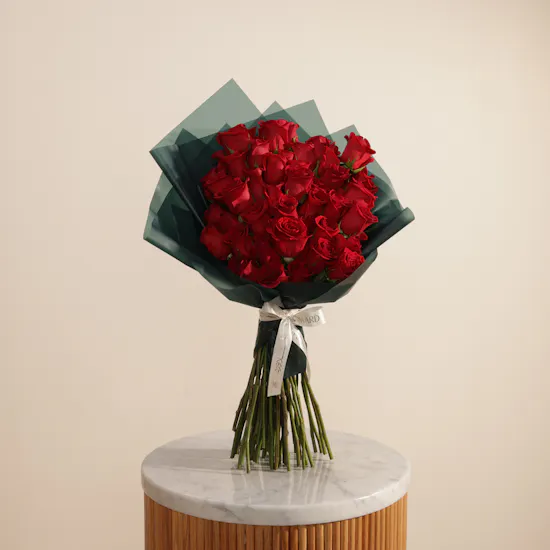 Velvet Promise Rose Bouquet | 50 Flower