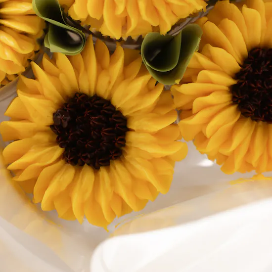 Gourmet Artistry Sunflower Cupcakes Bouquet