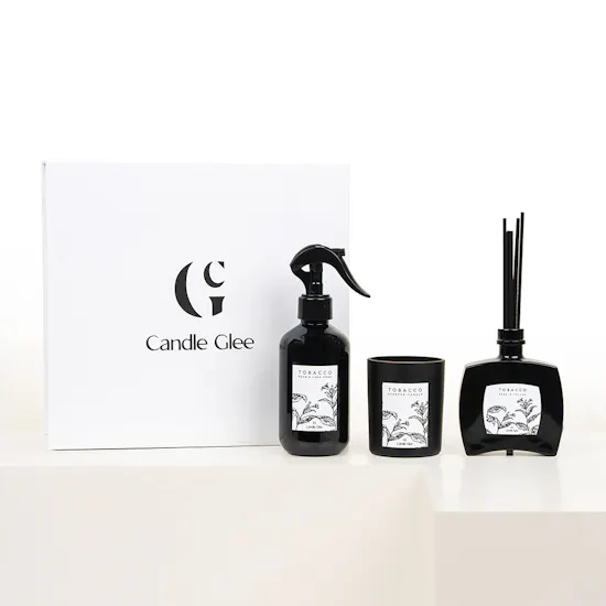 Candle Glee Home Fragrances Tobacco Scent | Red Rose