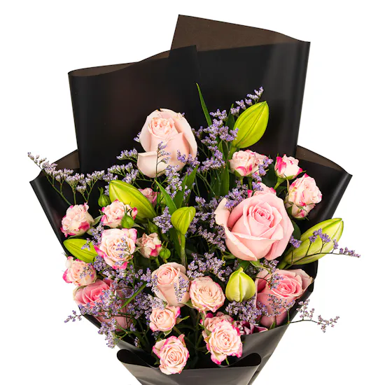 Fuala Baby Girl Chocolate | Pink Blooms
