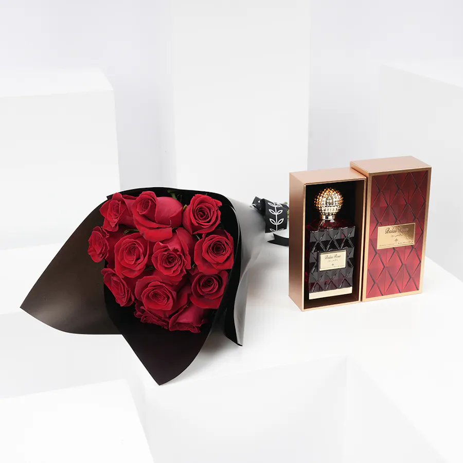 12 Red Roses | Ibrahim Alqurashi Balase Rose EDP 5