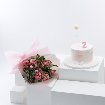 NQ's Pink Baby Cake