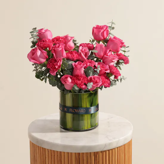 Velvet Touch Flower Vase