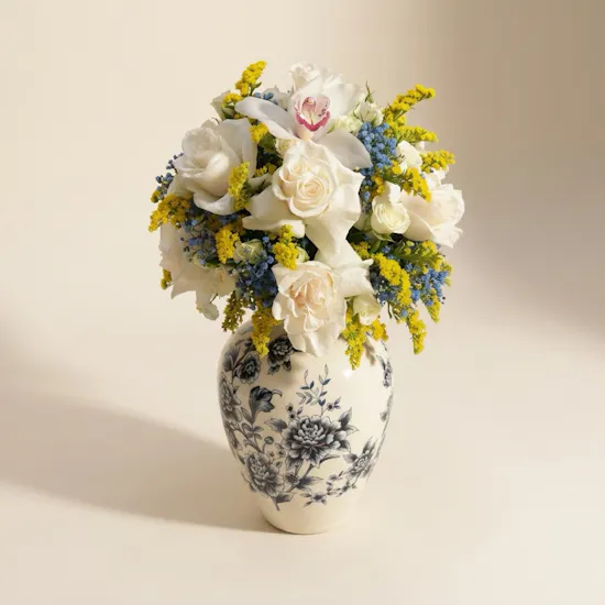 Garden of Grace Flowers Ceramic Set