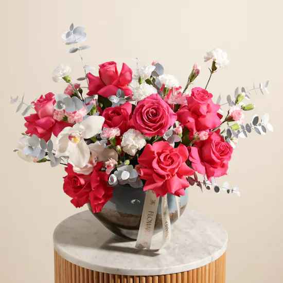 Ivory Garden Flower Vase