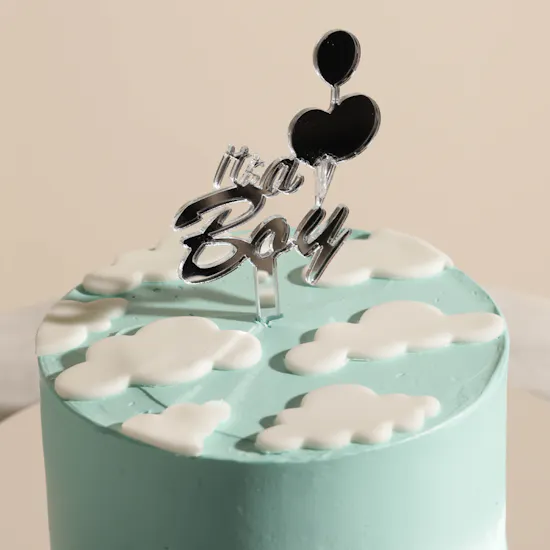 Floward It's a Boy Mini Cake | Flower Bouquet