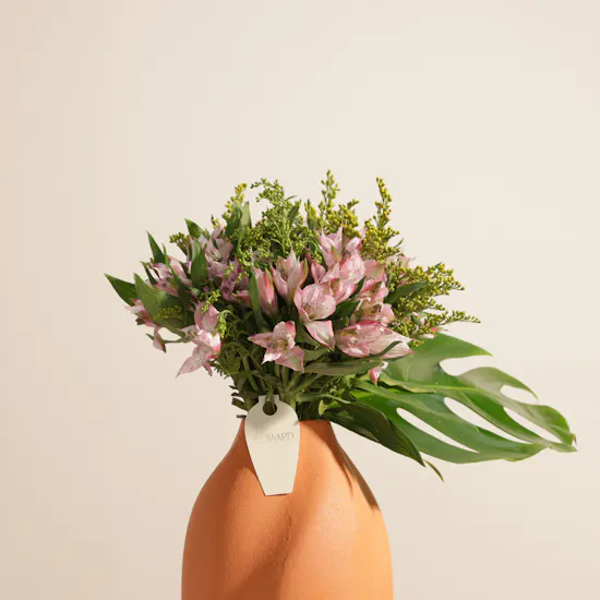 Dreamy Alstroemeria Flower Vase