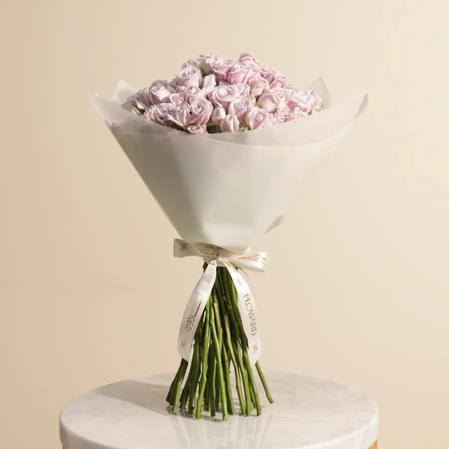 Violet Charm Bouquet | 25 Baby Roses 2