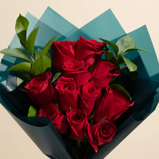 L'azurde Women's Gold Bracelet | Lovely Red Roses Bouquet