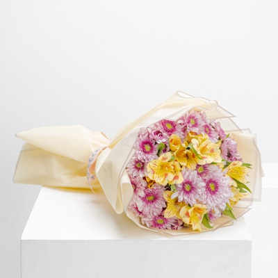 Golden Violet Bouquet