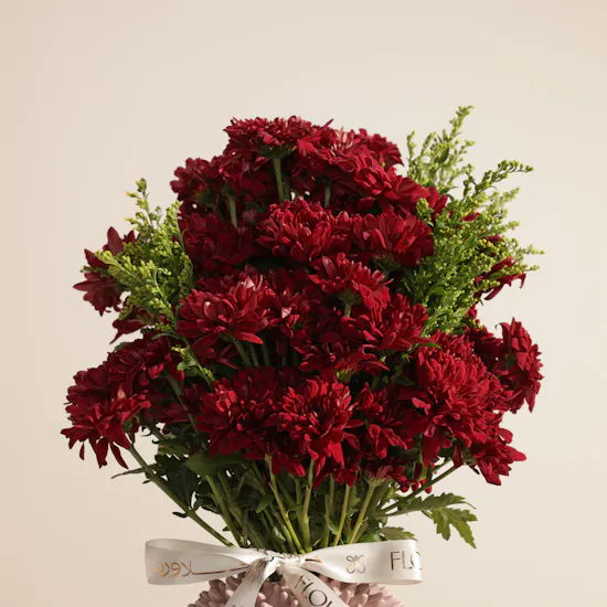 Ruby Charm Flower Vase