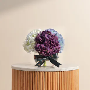 Whispers of Romance Hydrangea Vase