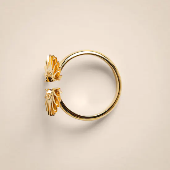 Rachel Jackson Electric Gold Plated Adjustable Women's Ring