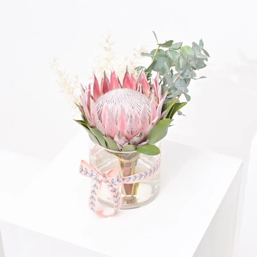 Beauty Protea | Glass Vase 5