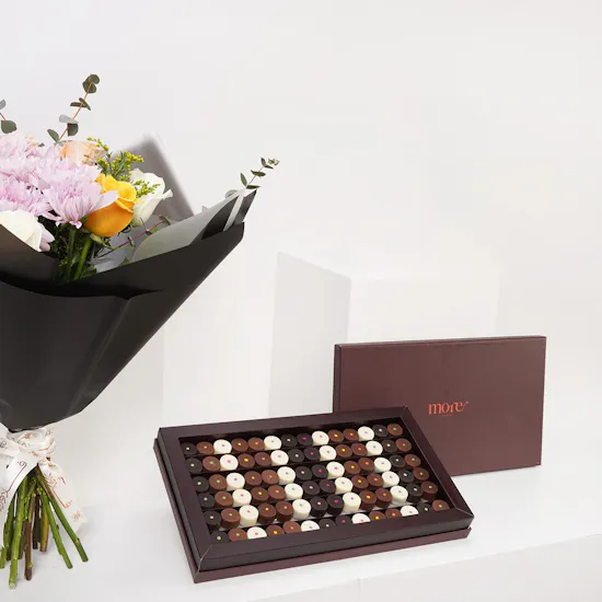 More Medium Aromatic Chocolate Box | Roses Bouquet