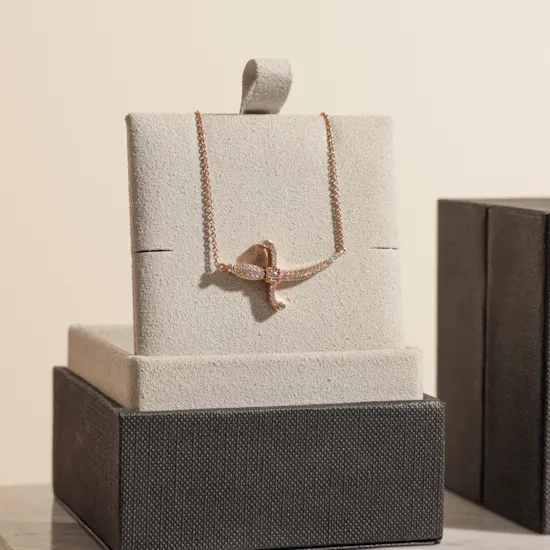 Charmaleena Jewellery Swords of Love Necklace