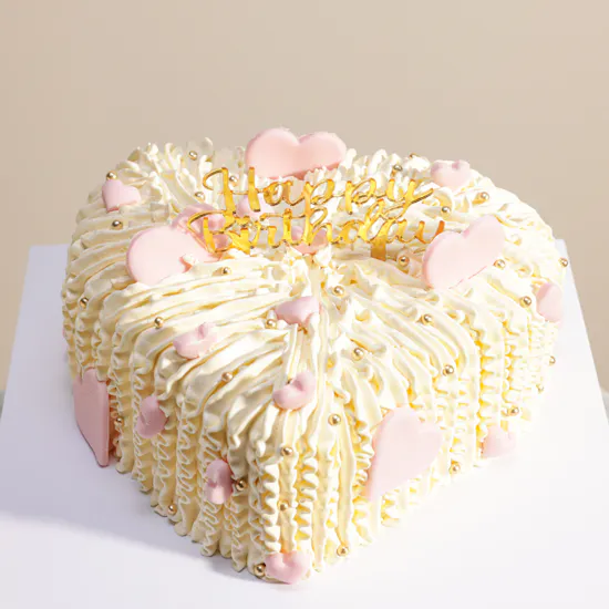 Floward Happy Birthday Yarn Heart Cake