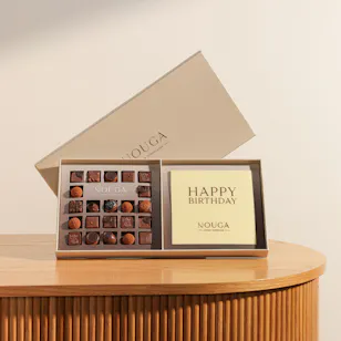 Nouga Happy Birthday Bonbon Chocolate Box