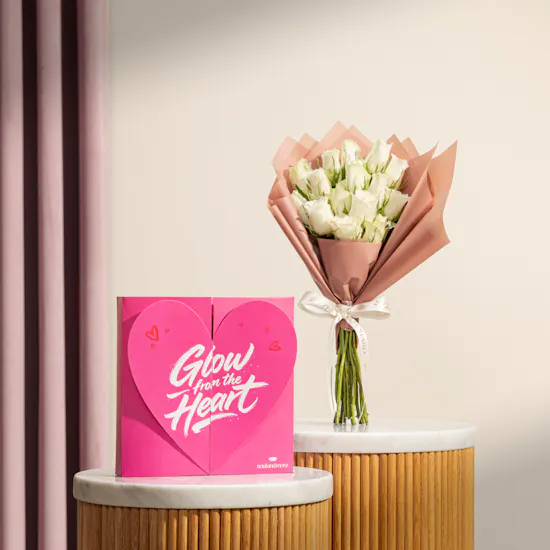 Soul and More Glow from the Heart Box | Devotion Flowers Bouquet